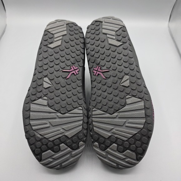 Kuru Chicane Shoes Womens 6.5 Black Purple Suede Hiking Comfort Sneaker Walking - Picture 9 of 12